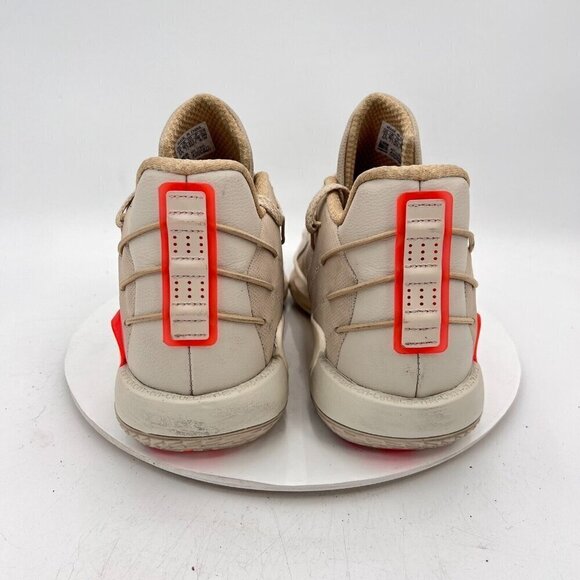 Adidas Dame 7 Bliss Men Size 11 FZ1046 Taupe Bright Orange Basketball Shoes - Picture 6 of 16